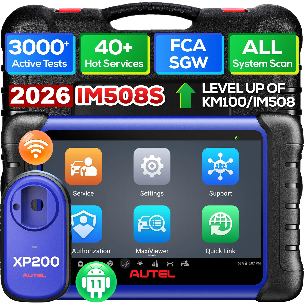 Autel MaxiIM IM508S Key Programmer and Diagnostic Tool with XP200