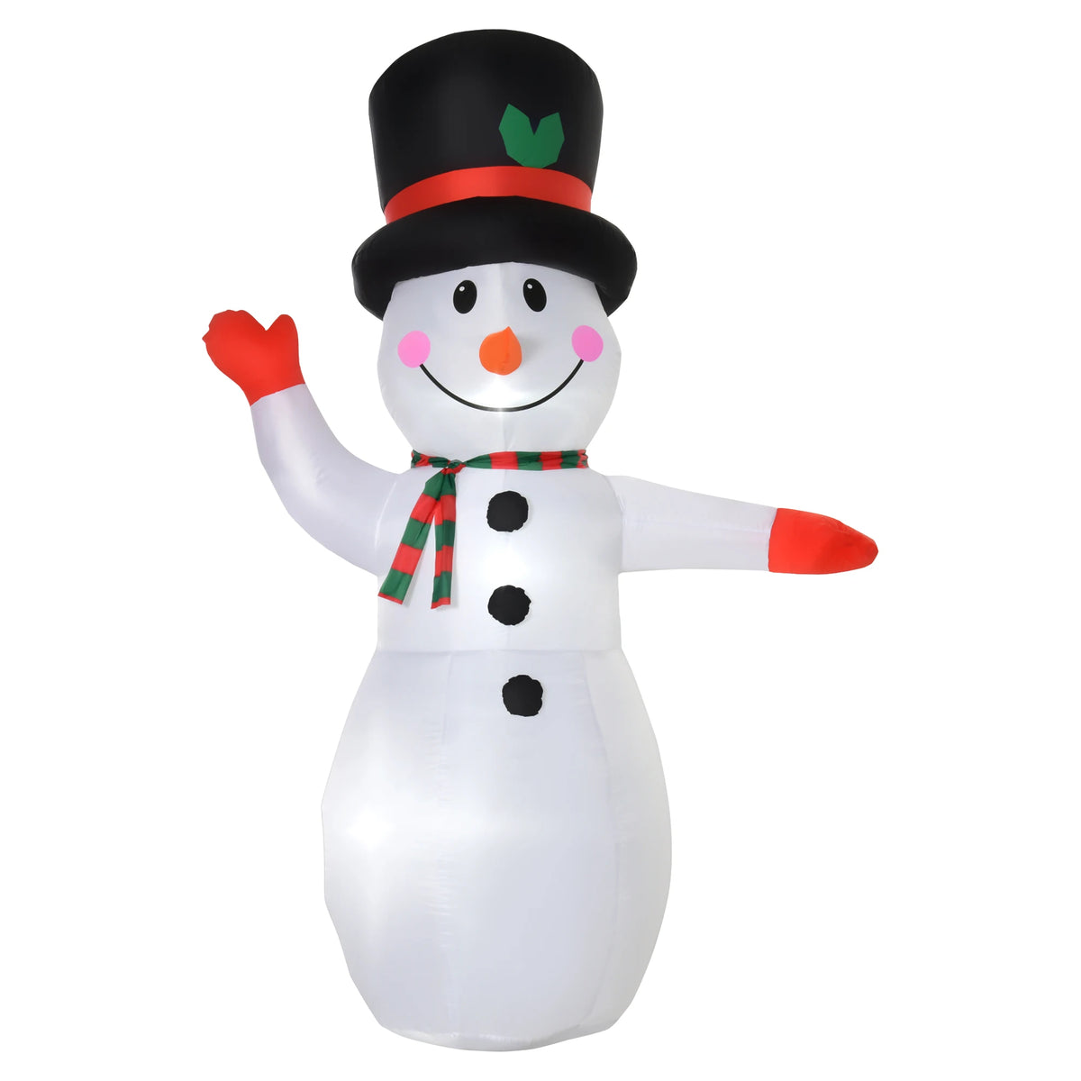 8' Christmas Inflatable Snowman W/ Led Lights Blow up Holiday Yard Decorations