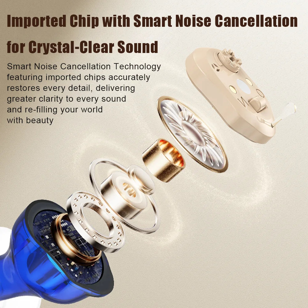 Doctodd Rechargeable Wireless Hearing Aid With Smart Noise Reduction