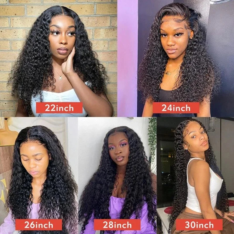 Lovely Prince Premium Deep Wave Human Hair Lace Front Wig