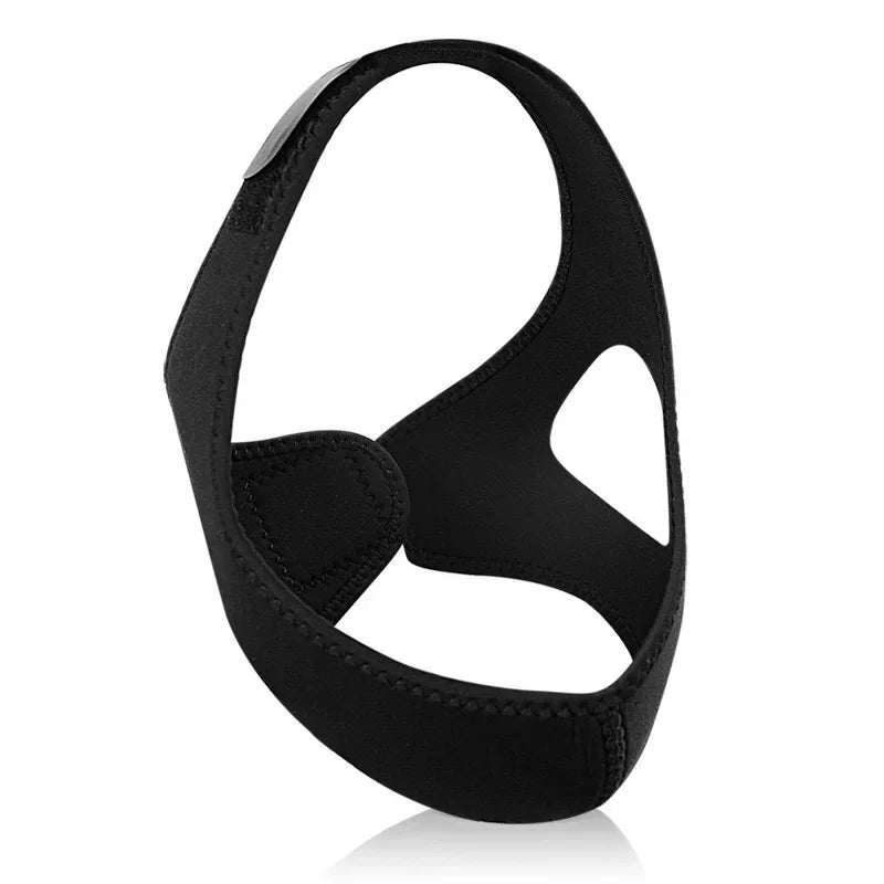 Adjustable Anti Snore Belt for Snoring Relief Breathable Chin Strap Night Sleeping Aid Jaw Support Men Women Snoring Protection