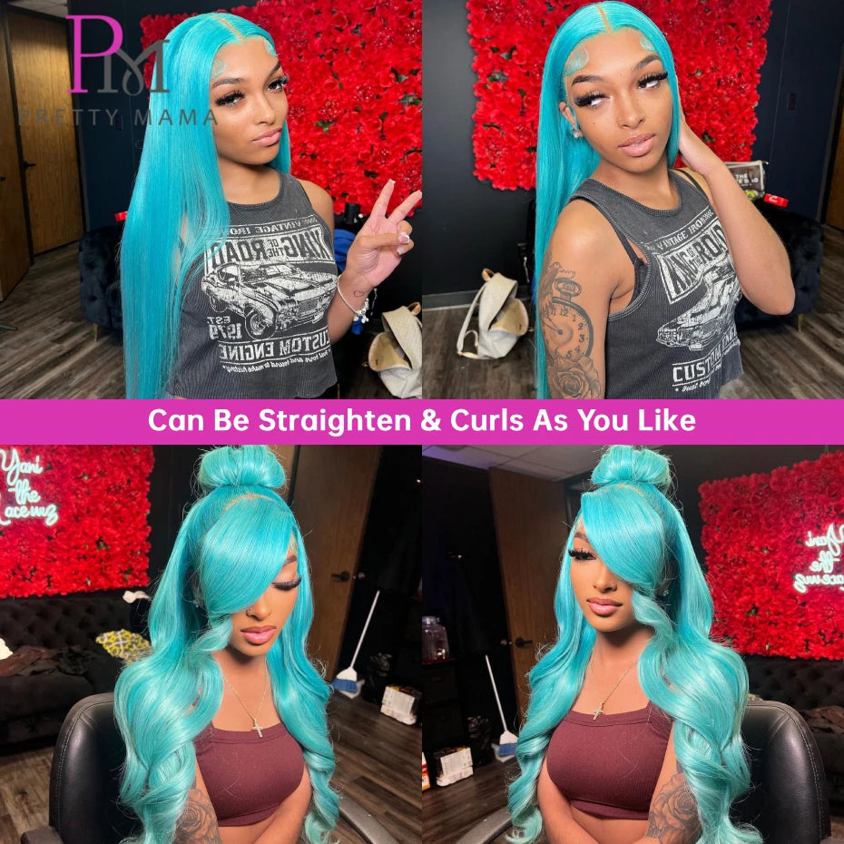 Pretty Mama Brazilian Human Hair Body Wave Lace Front Wig