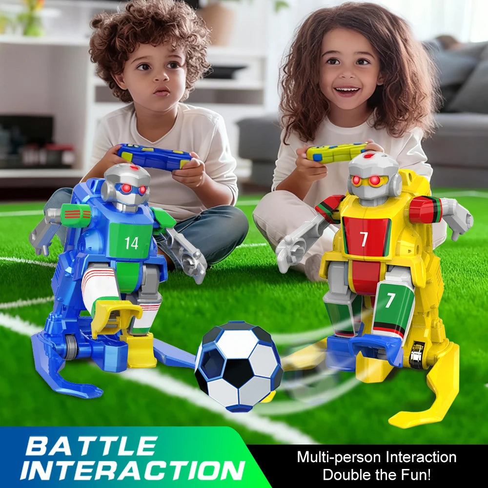Teeggi Remote Control Soccer Robot Battle Toy for Two Players