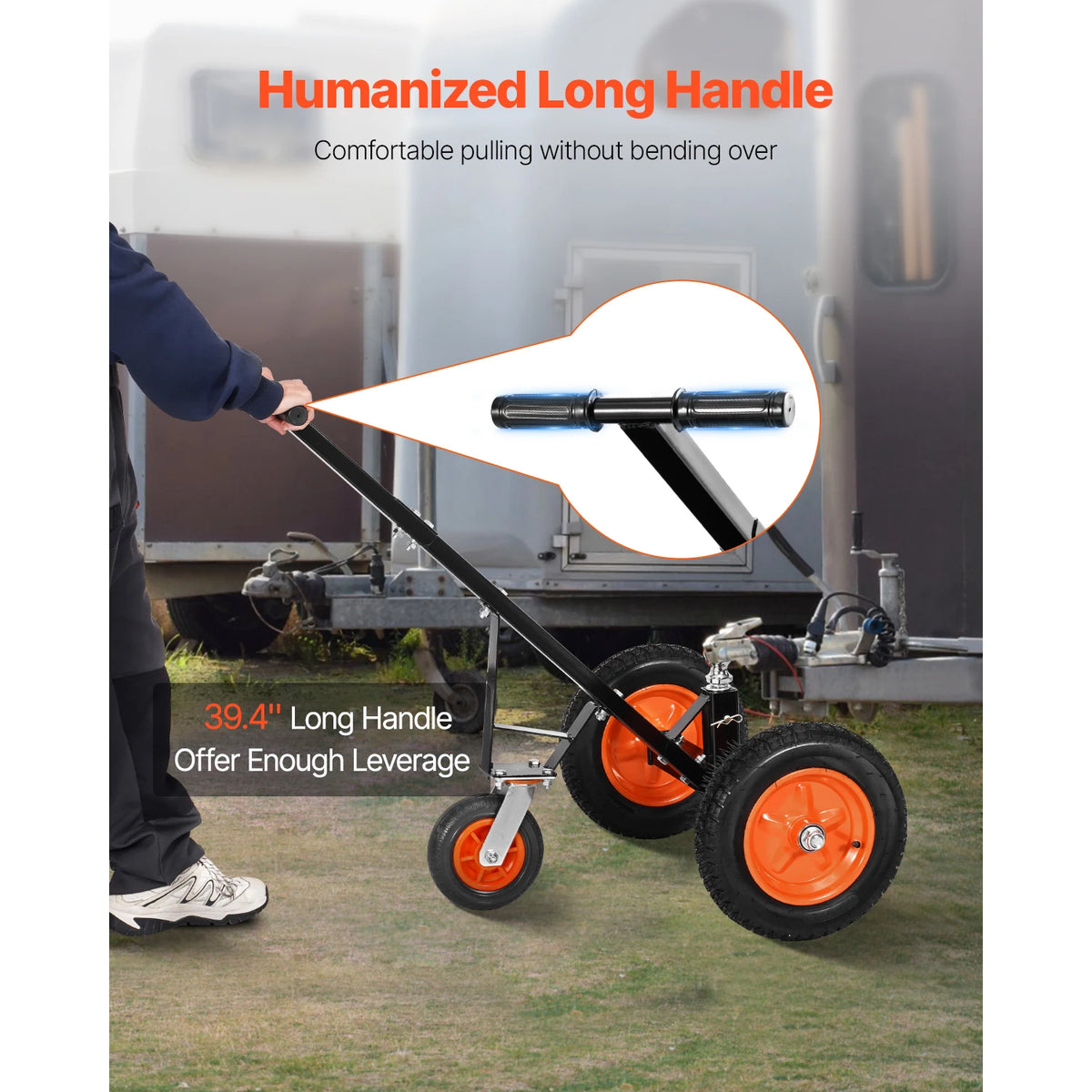 Heavy Duty Adjustable Trailer Dolly For Boat And RV Travel