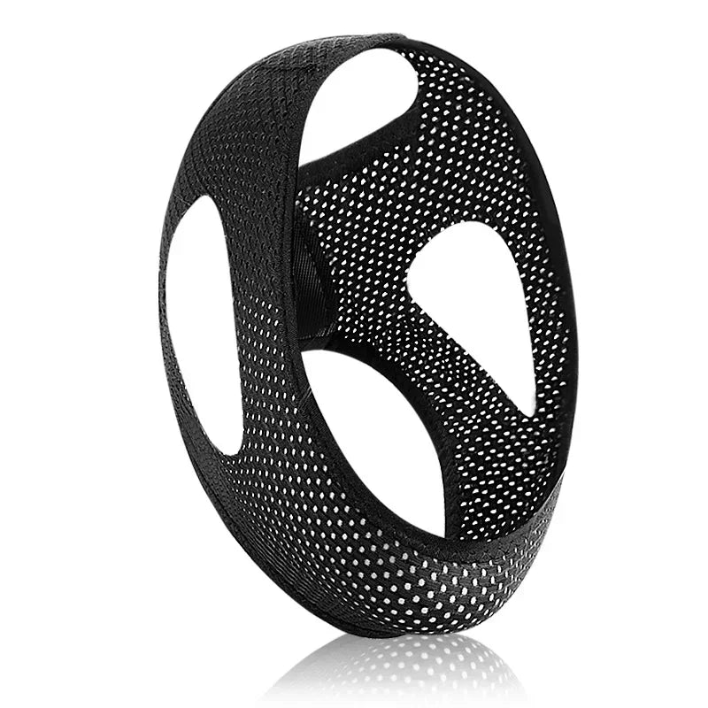 Adjustable Anti Snore Belt for Snoring Relief Breathable Chin Strap Night Sleeping Aid Jaw Support Men Women Snoring Protection