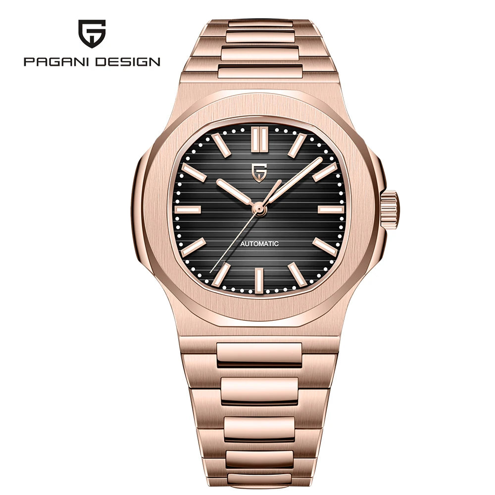 PAGANI DESIGN Automatic Sapphire Crystal Mechanical Watch For Men