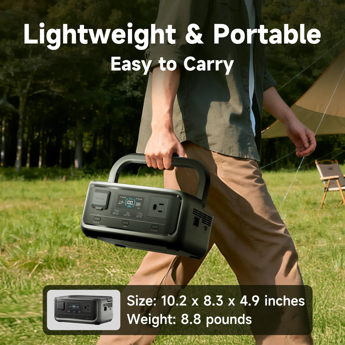 ALLPOWERS Volix P300 Portable Power Station 256Wh LiFePO4