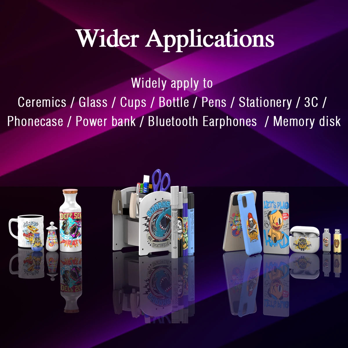 A3 UV Printer XP600 UV DTF Printer Impresora L805 UV Flatbed Printer For Acrylic Metal Sticker Printer Machine UV Printer
