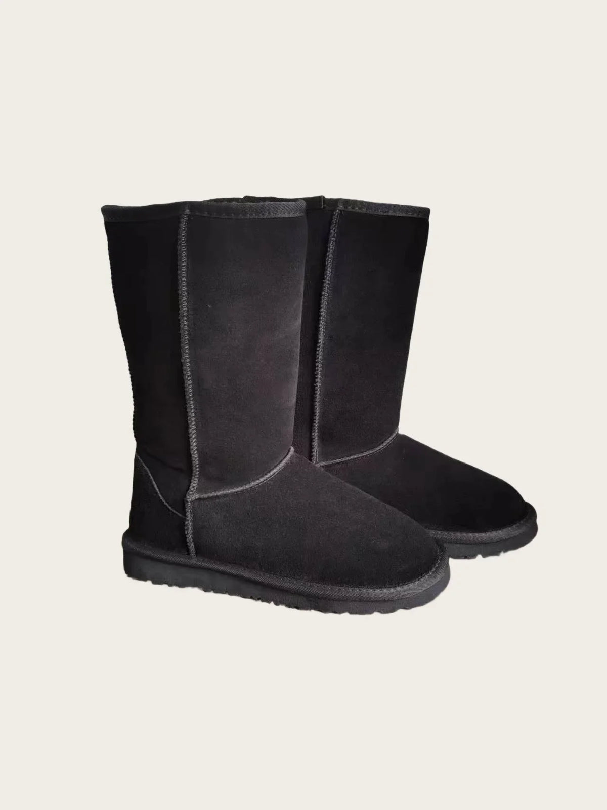 Women's Platform Mini Snow Boots Women's Indoor Slippers Style Leather Suede Material Overcoat Shoe Style Comfortable Sheeps