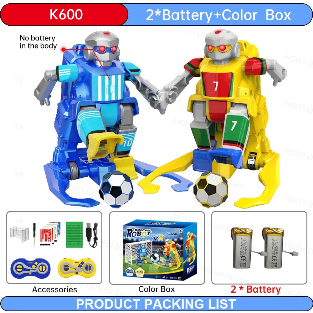 Teeggi Remote Control Soccer Robot Battle Toy for Two Players