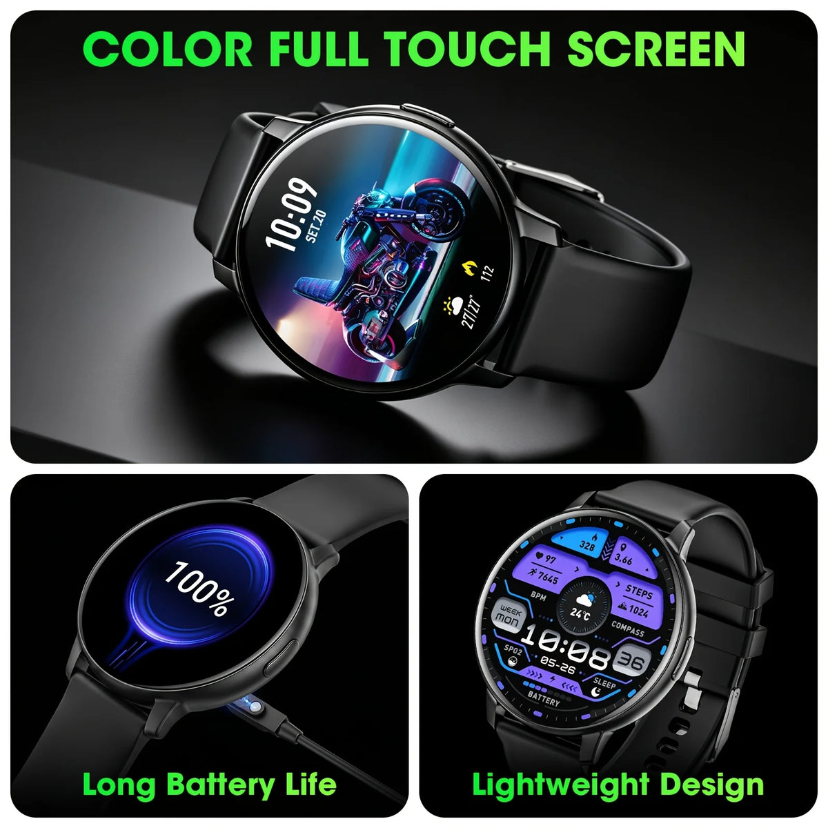 ERUN Smartwatch With Bluetooth Calling And Fitness Activity Tracking