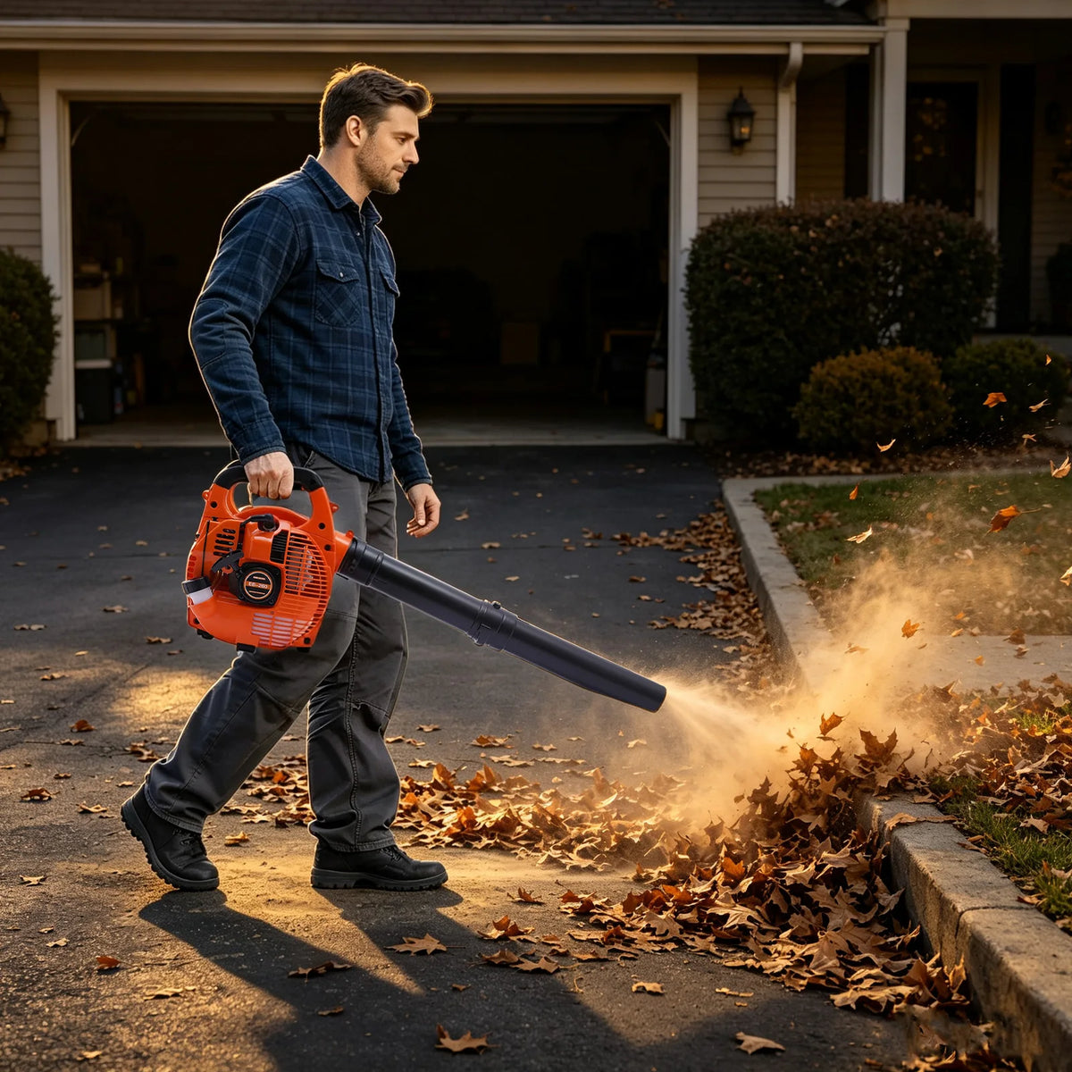 Handheld Gas Leaf Blower For Garden And Yard Cleaning