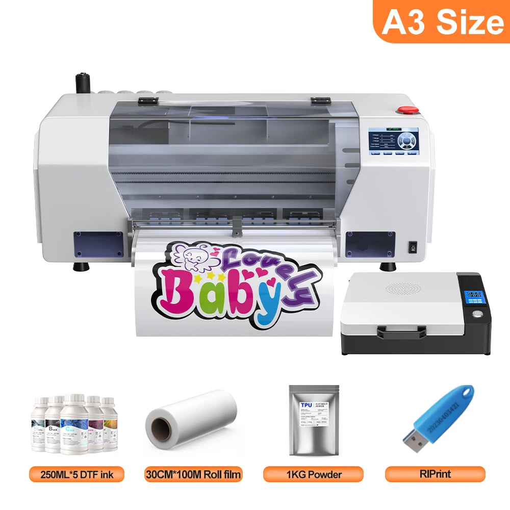 DTF Printer Impresora A3 XP600 DTF Printer Directly Transfer Film Printer A4 DTF T-shirt Printing Machine With Ink DTF Printer
