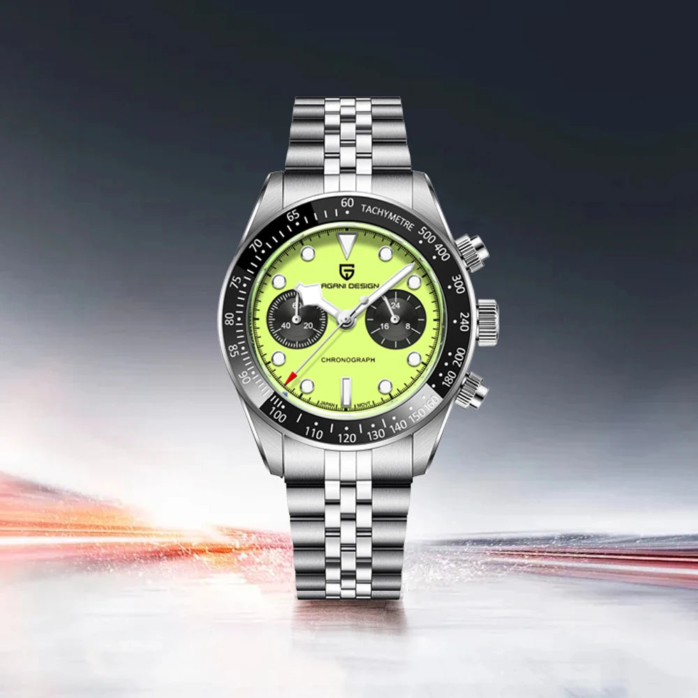 PAGANI DESIGN Men's Quartz Chronograph Sports Watch With Sapphire Crystal