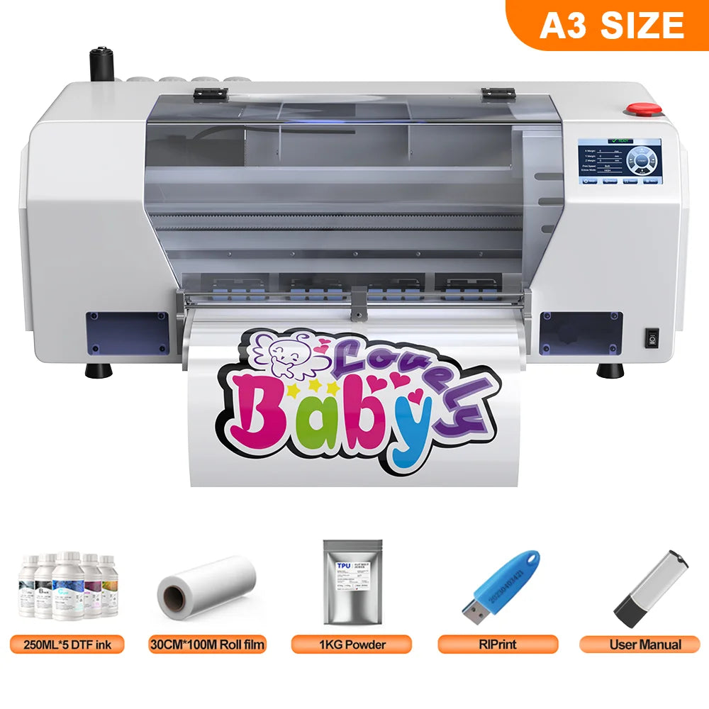 DTF Printer Impresora A3 XP600 DTF Printer Directly Transfer Film Printer A4 DTF T-shirt Printing Machine With Ink DTF Printer