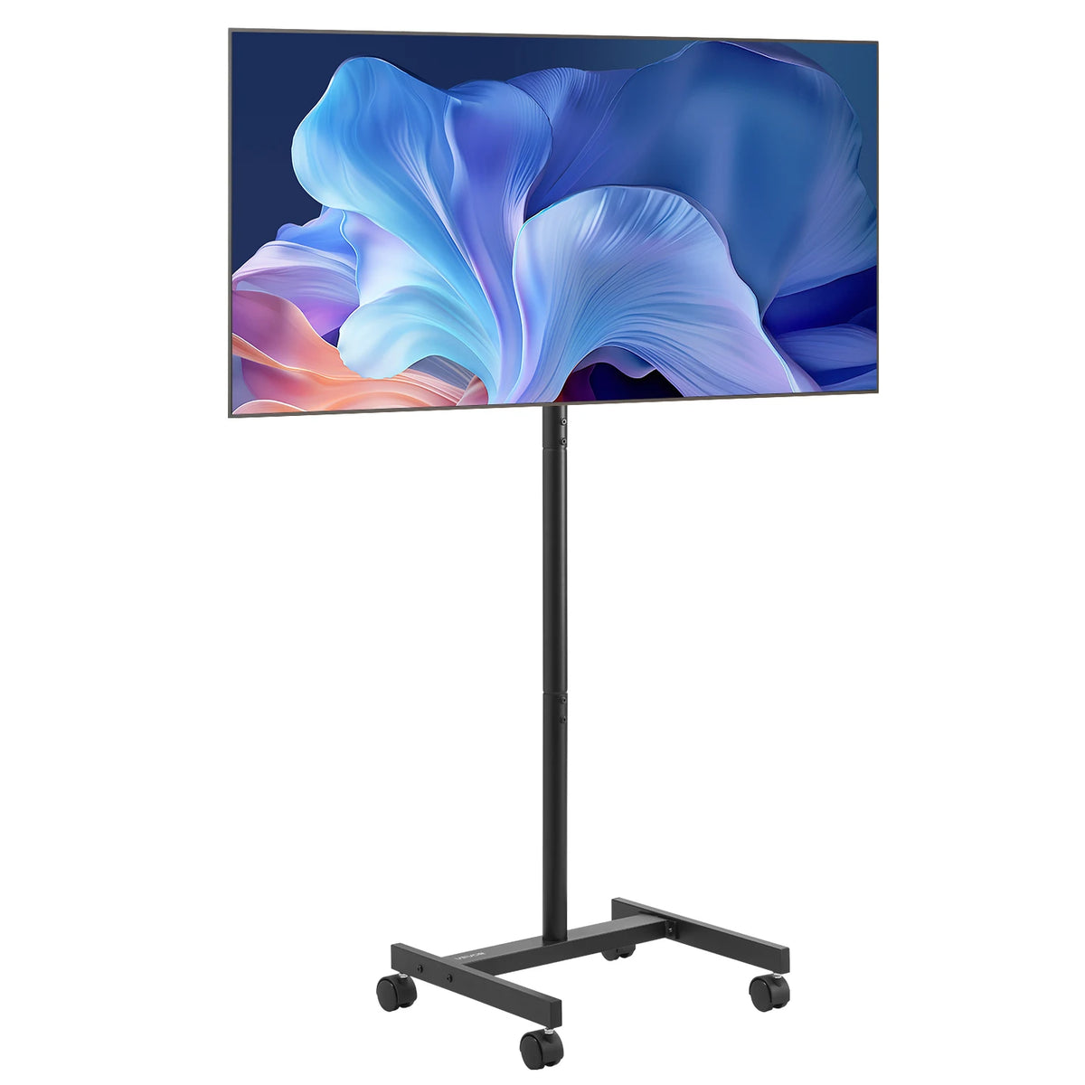 SucceBuy Universal Rolling TV Stand With Wheels For Home Office