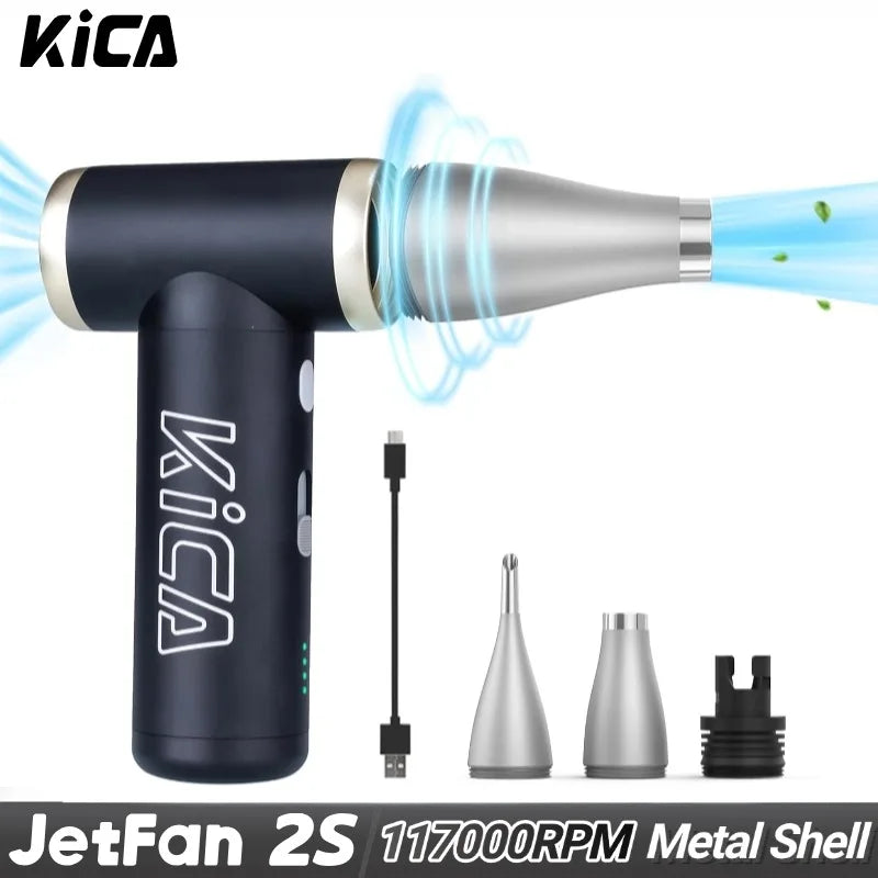 Kica Jetfan 2S Rechargeable Portable Air Blower For Outdoor Explorers