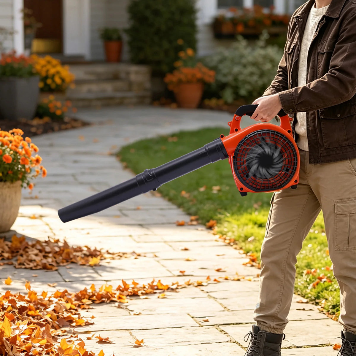 Handheld Gas Leaf Blower For Garden And Yard Cleaning