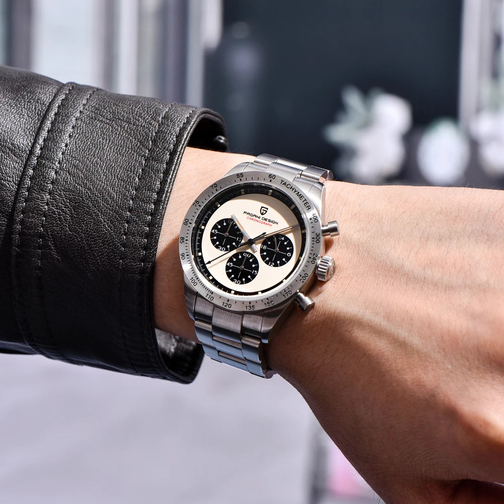PAGANI DESIGN Men's Waterproof Quartz Sapphire Crystal Business Watch