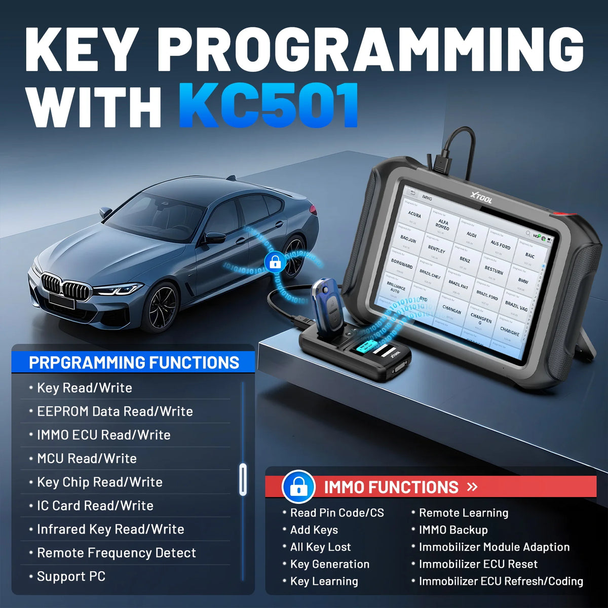 XTOOL X100 MAX Auto Key Programming Tools AI-Assisted Diagnostic Scanner Immobilizer Key Programmer Locksmiths Tool All Key Lost