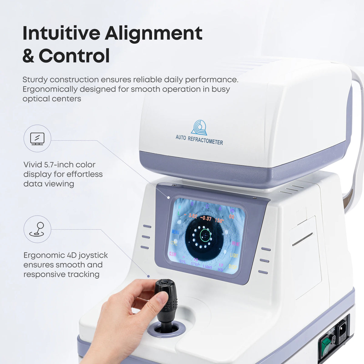 AlST Optics Digital Optometric Refractometer With Color Display