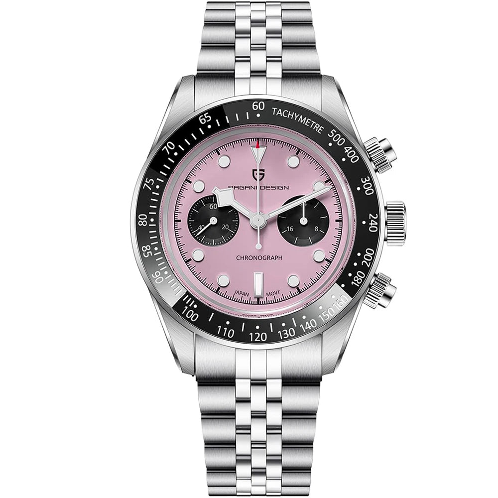 PAGANI DESIGN Men's Quartz Chronograph Sports Watch With Sapphire Crystal