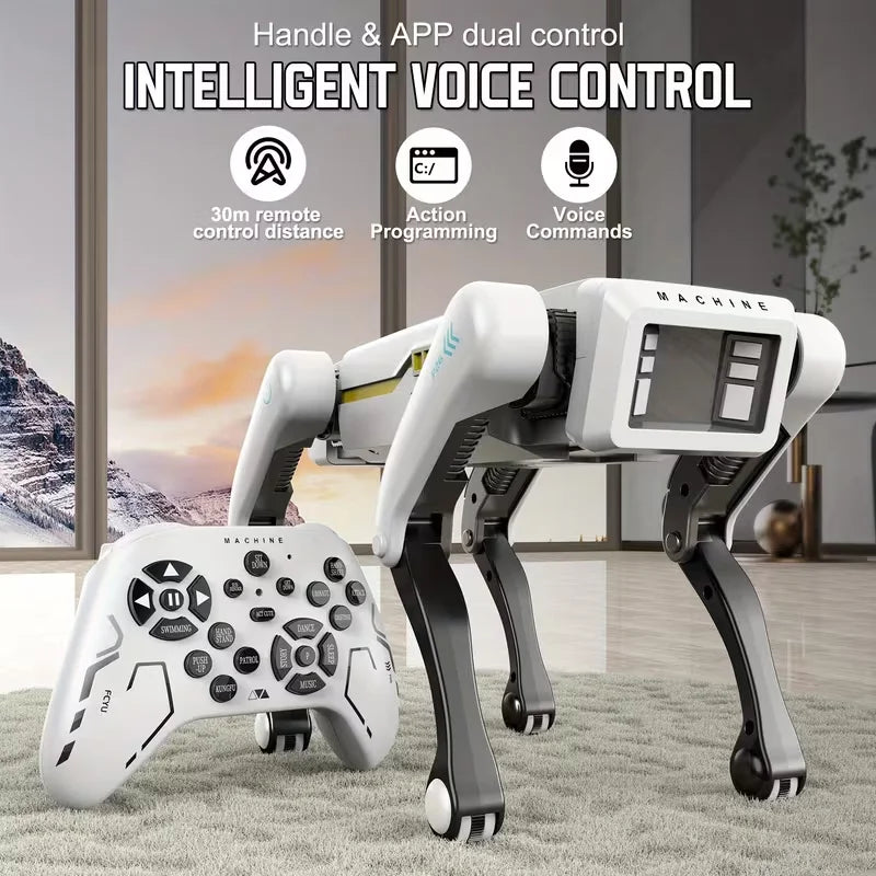 AI Robot Dog Toy With Remote Control And Flexible Limbs