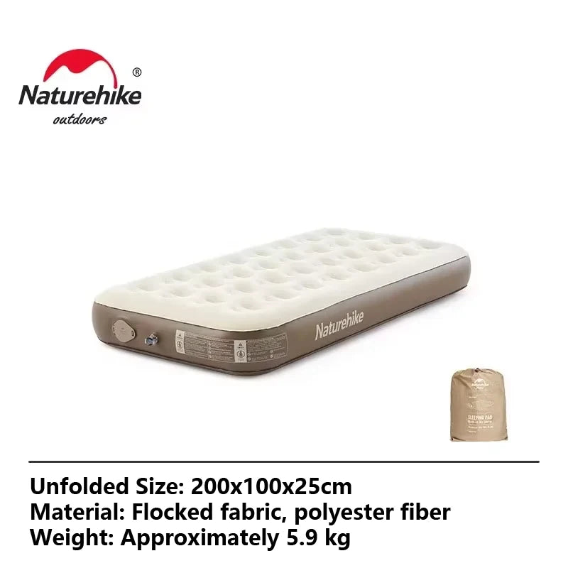 Naturehike Portable Folding Air Mattress With Built In Pump