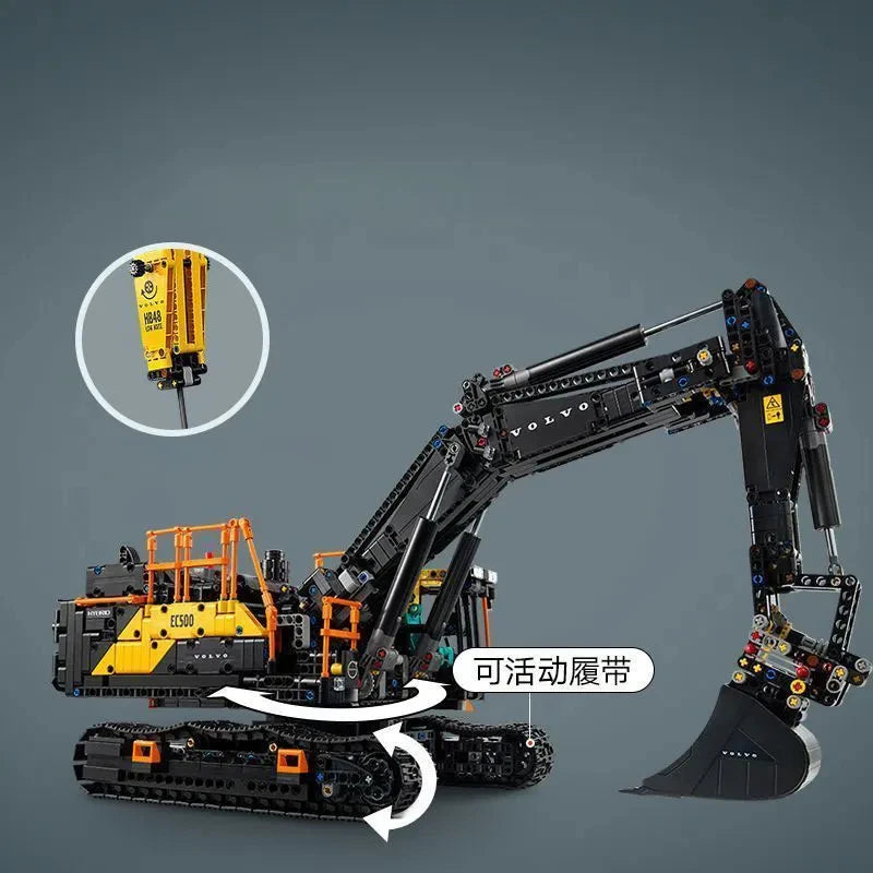 Excavator Building Blocks Construction Toy Compatible With Lego Sets