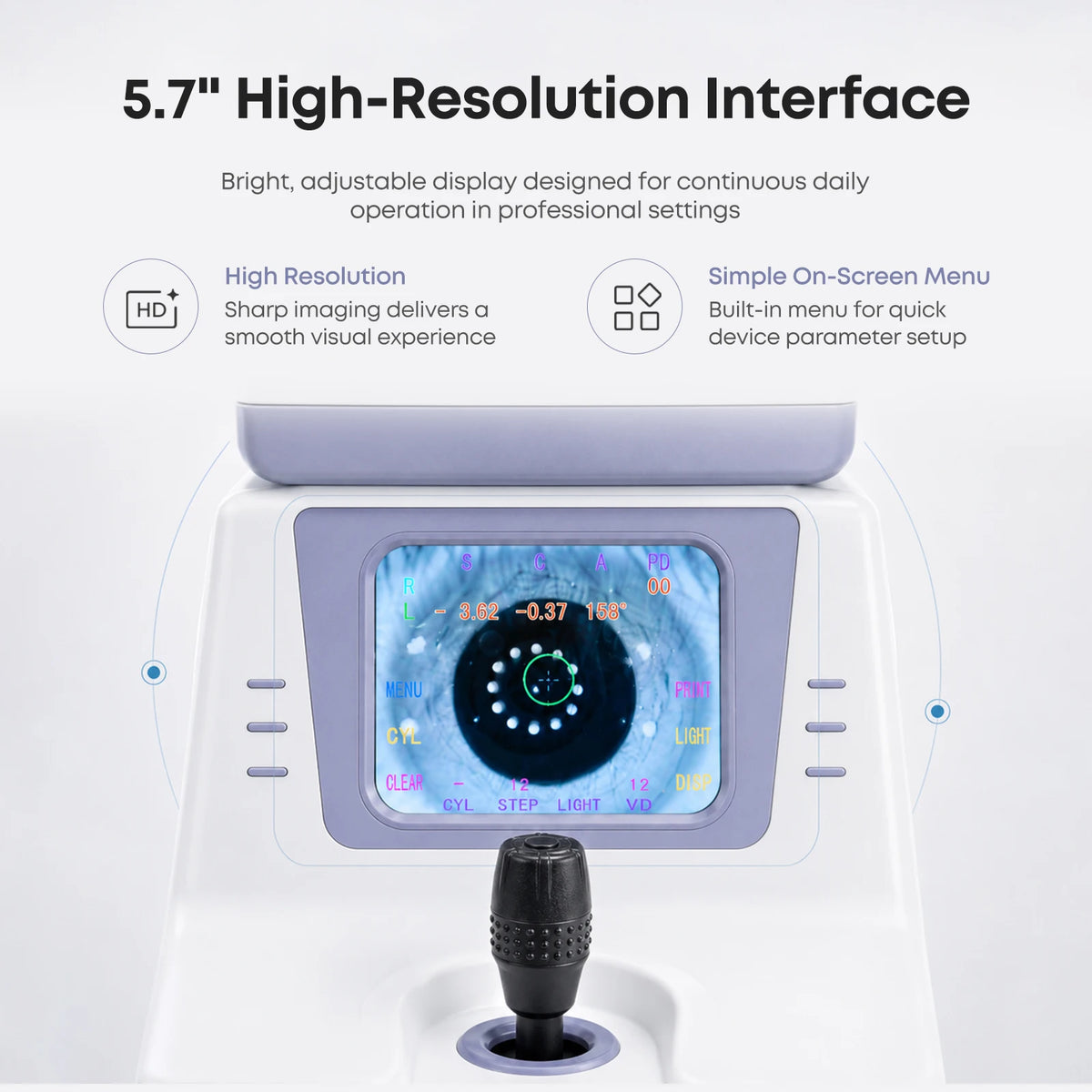 AlST Optics Digital Optometric Refractometer With Color Display