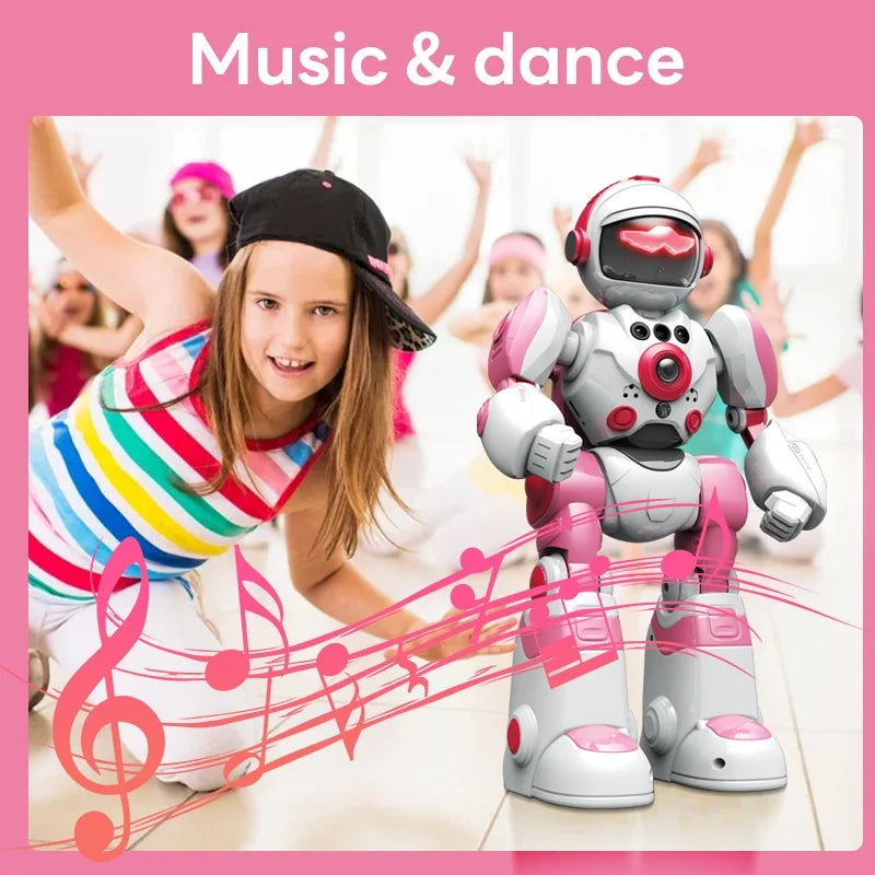 CONUSEA Voice Control Gesture Remote Programmable Dancing Robot Toy