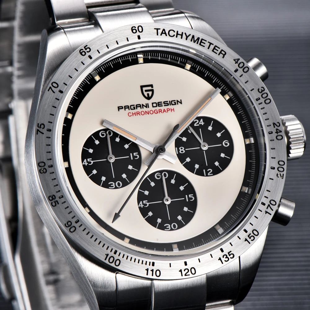 PAGANI DESIGN Men's Waterproof Quartz Sapphire Crystal Business Watch