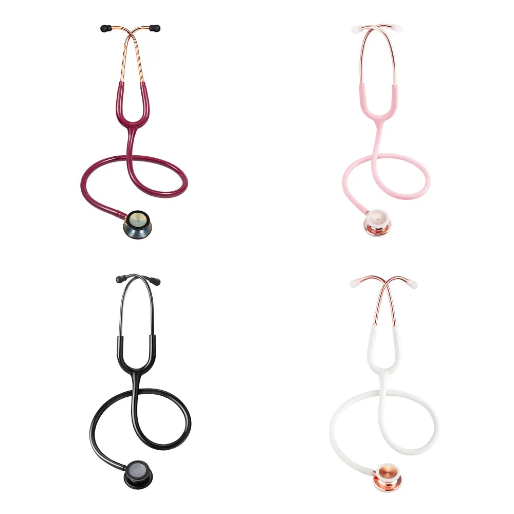 Professional Doctor Medical Stethoscope Heart Lung Cardiology Single Head Stethoscope Nurse Student Vet Medical Equipment Device