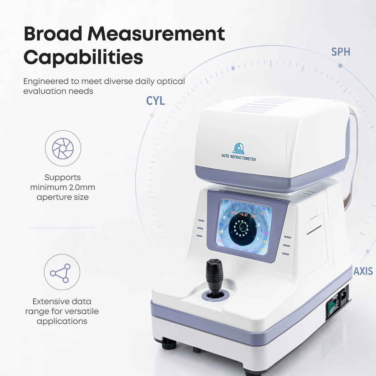 AlST Optics Digital Optometric Refractometer With Color Display