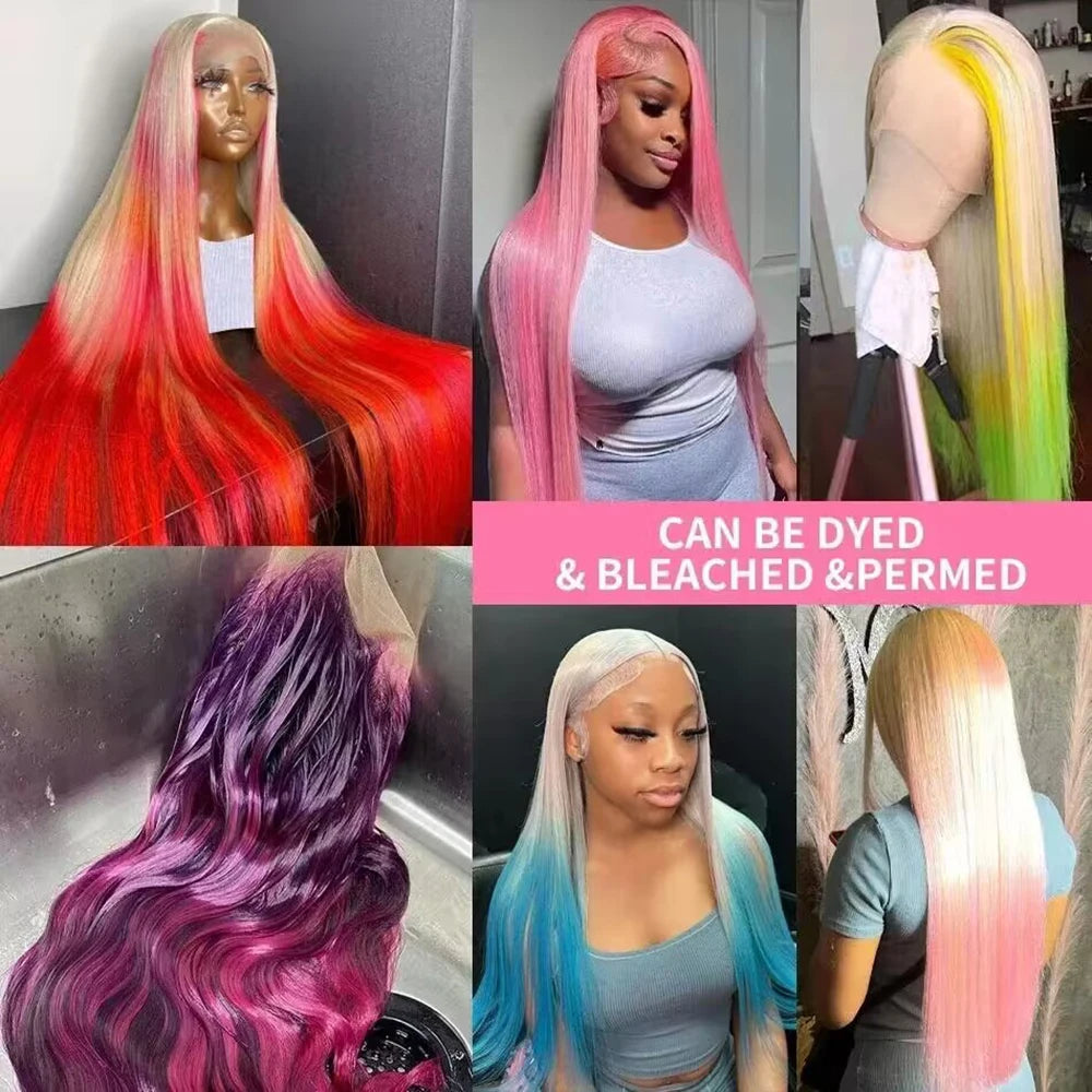 Eddfine Brazilian Remy Hair Lace Front Wig With Swiss Lace