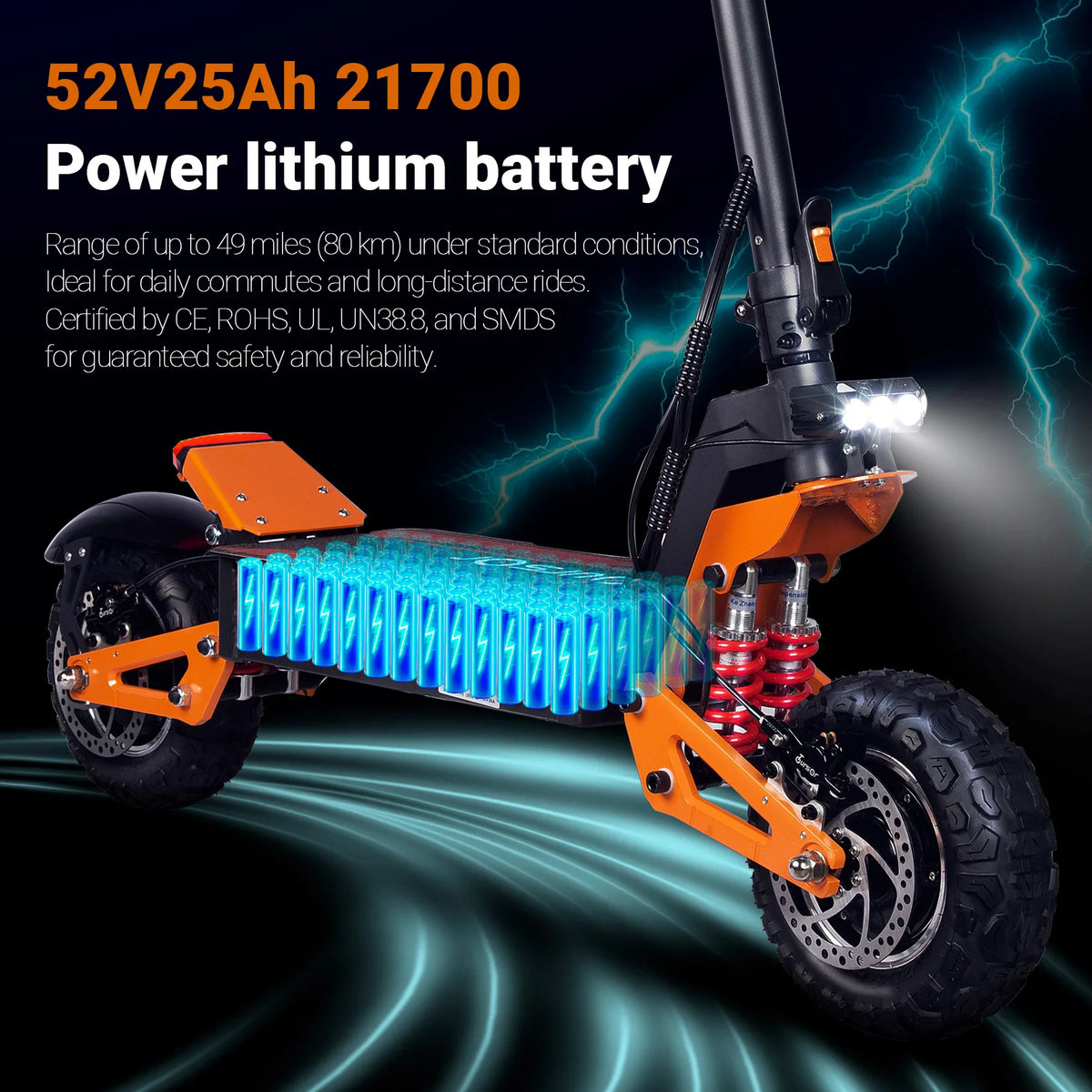 TOURSOR X5 EU USA Foldable 6000W Dual Motor Electric Scooter 11" Off-road Tyres 52V/60V Max Speed 70KM/H Range 100KM E Scooter