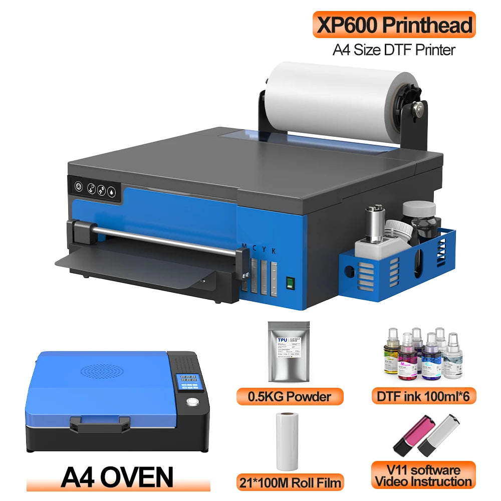 DTF Printer Impresora A3 XP600 DTF Printer Directly Transfer Film Printer A4 DTF T-shirt Printing Machine With Ink DTF Printer