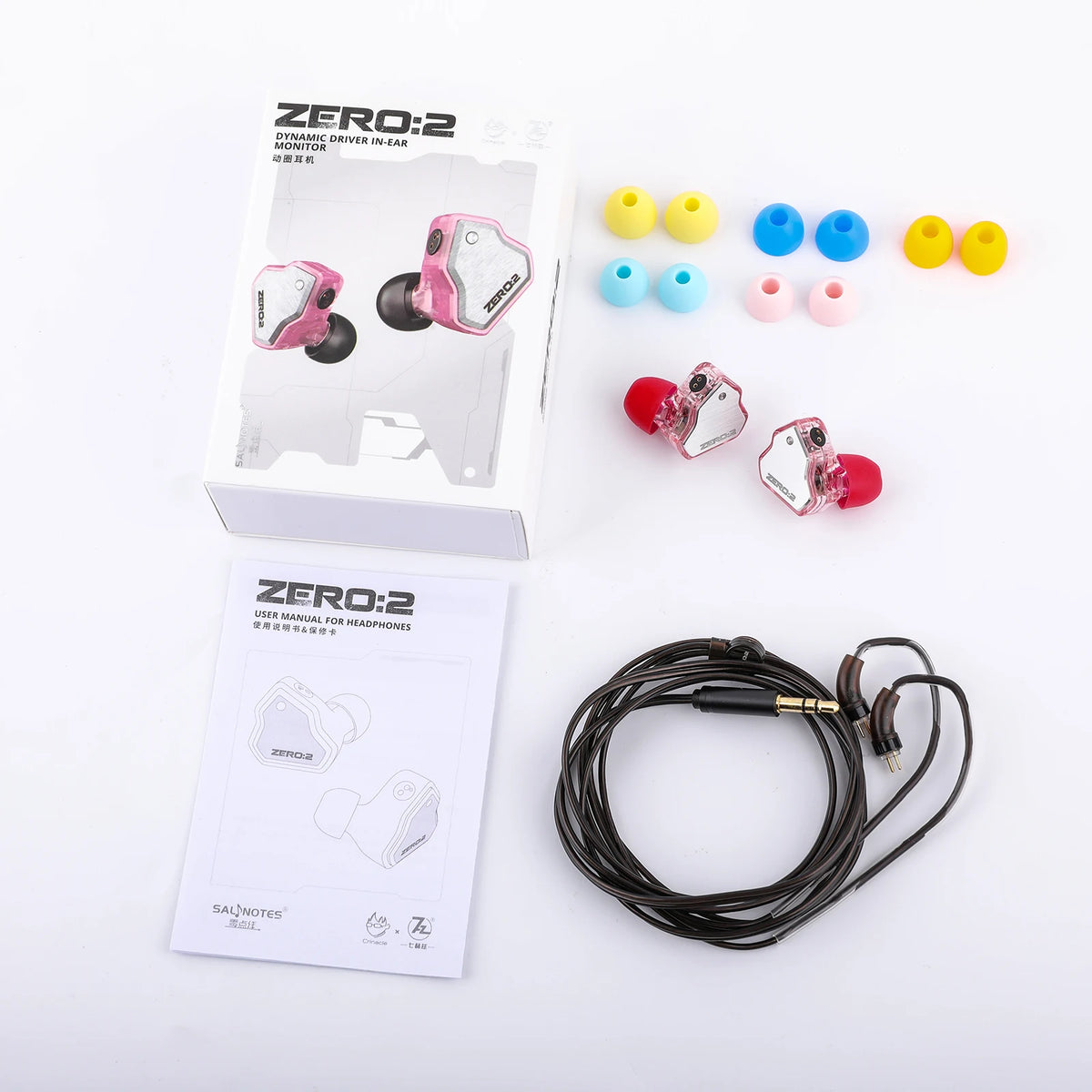 7Hz Zero:2 Wired In-Ear IEM 10mm Dynamic Driver Gaming Earphones