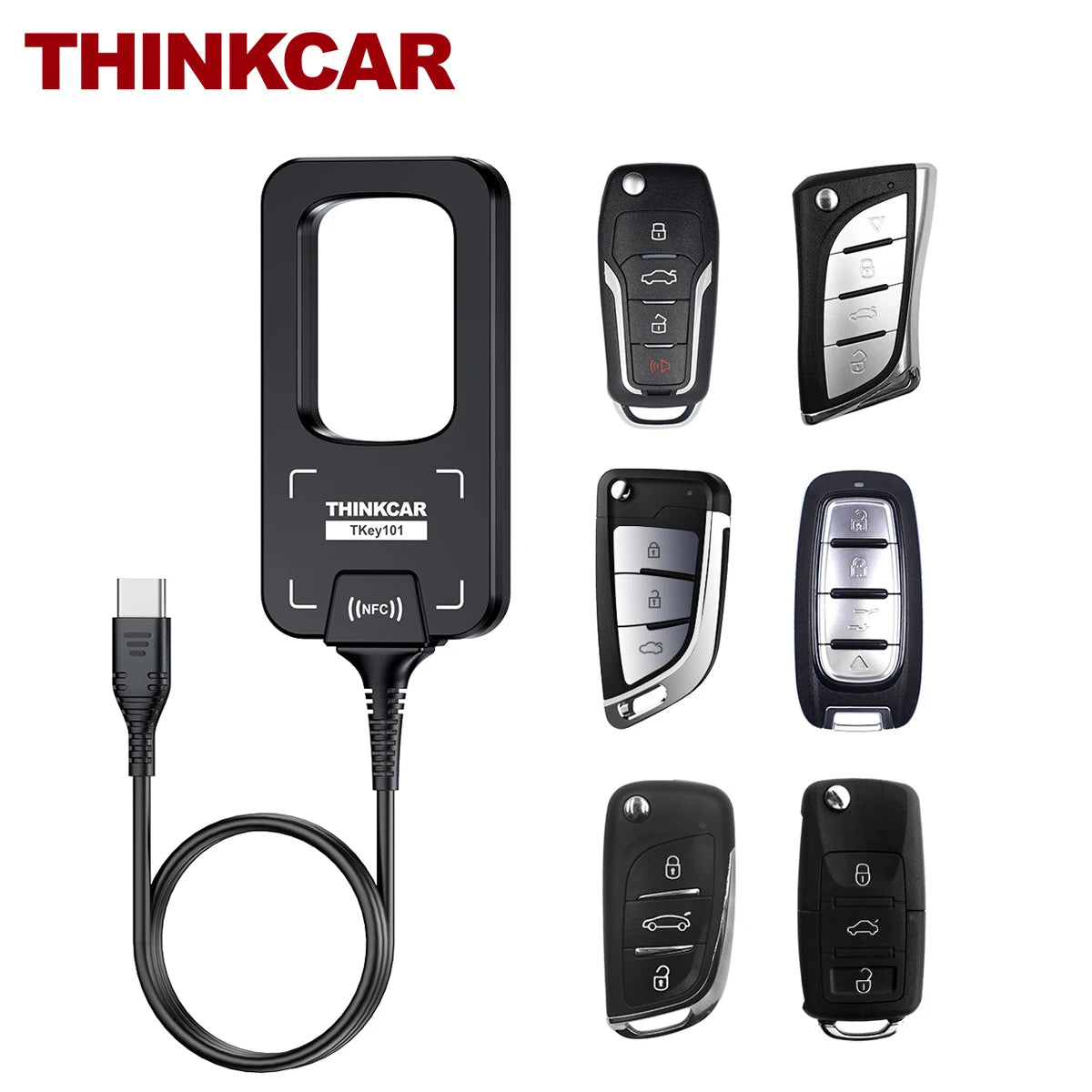THINKCAR TKey101 Car Key Programmer for IMMO Remote Key Matching