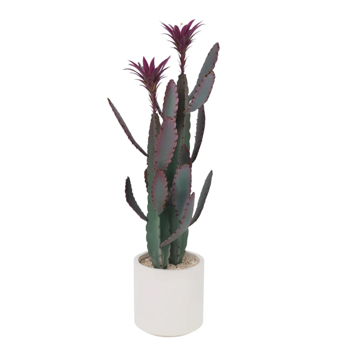 Tall Artificial Cactus Potted Plant 96cm Faux Desert Cacti Fake Big Cactus Plant with Planter for Home Garden Indoor Outdoor