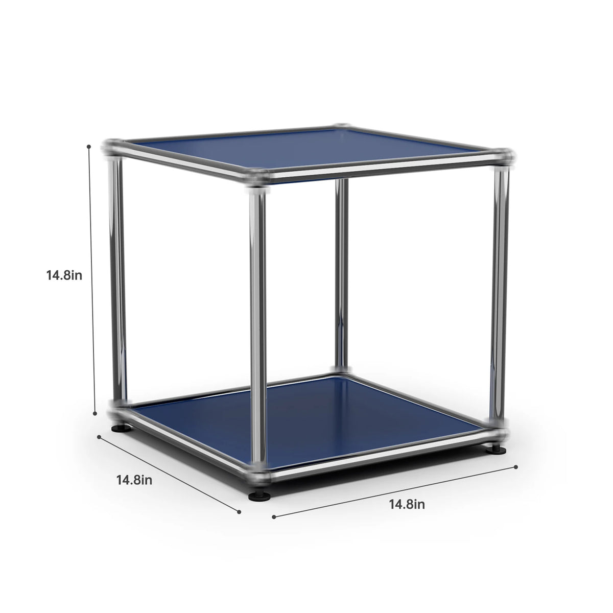 Modern Stainless Steel Storage Cabinet TV Stand for Living Room