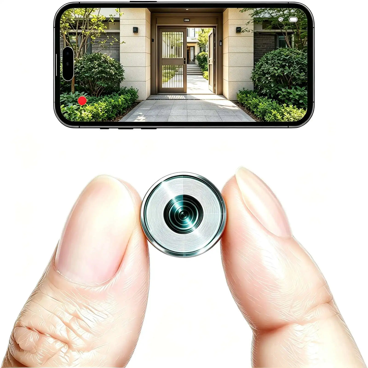 B5 Mini WiFi  Camera,4K HD Small Nanny Cam with Infrared Night Vision, Smart Motion Detection Alert Push, Two‑Way Audio Intercom, Remote Phone Live View & Video Playback, TF Card & Cloud Storage, Multi‑User Sharing, Wirel