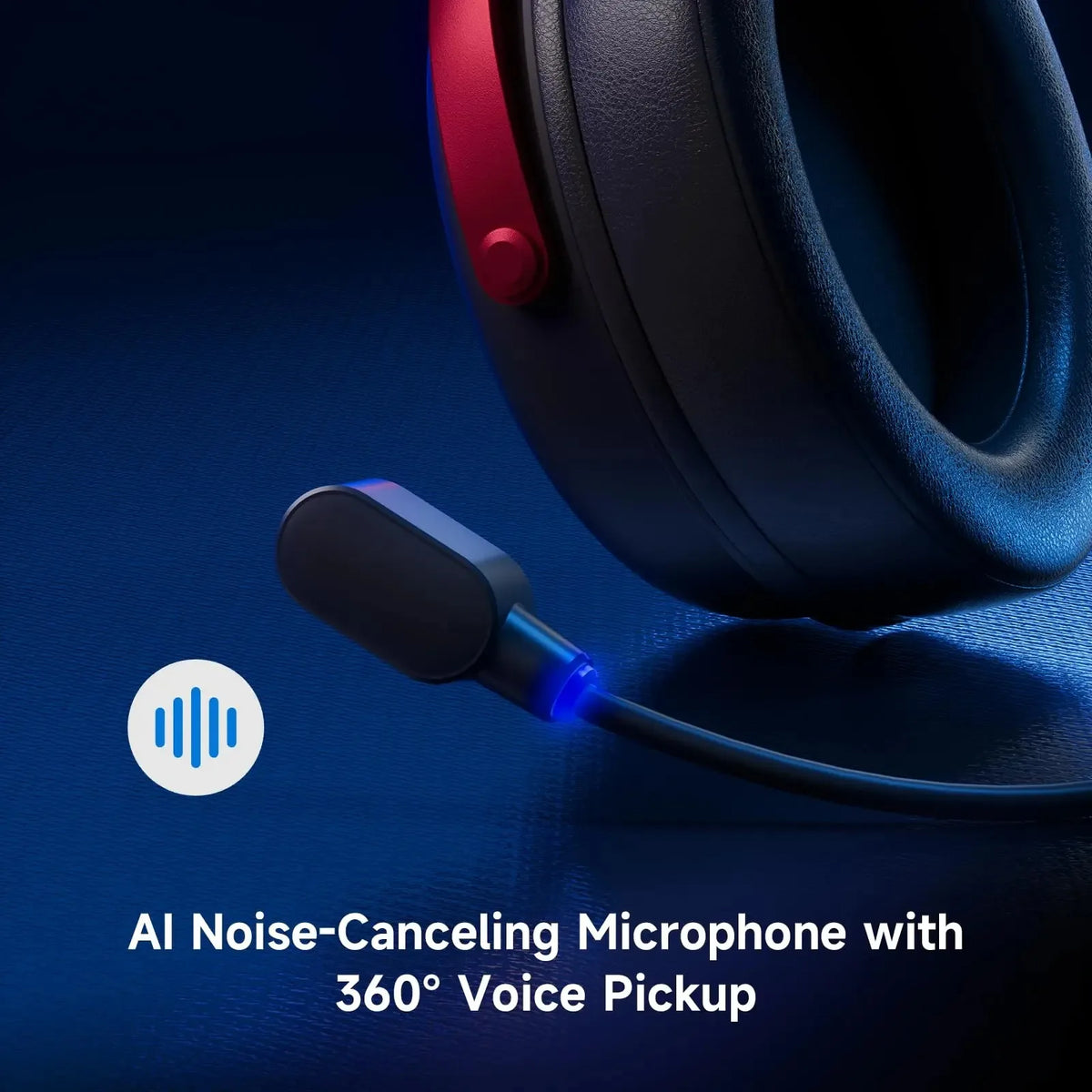 MCHOSE V9 Pro Wireless Gaming Headset Featuring Noise Canceling Mic
