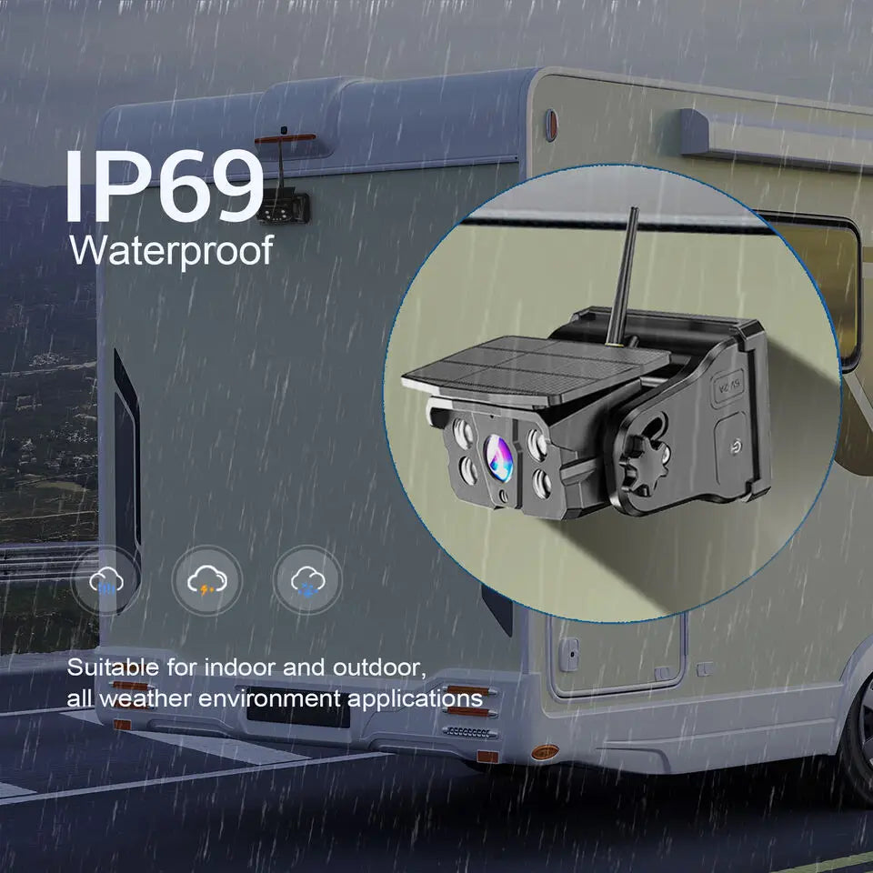 Iposter Wireless Backup Camera With 1080P HD And Magnetic Installation