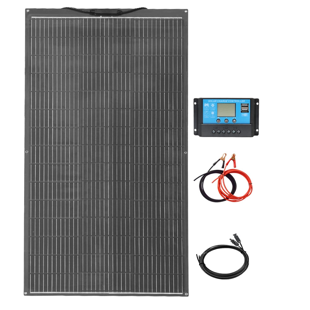 Boguang Flexible Monocrystalline Solar Panel 200W 400W 12V 24V Waterproof