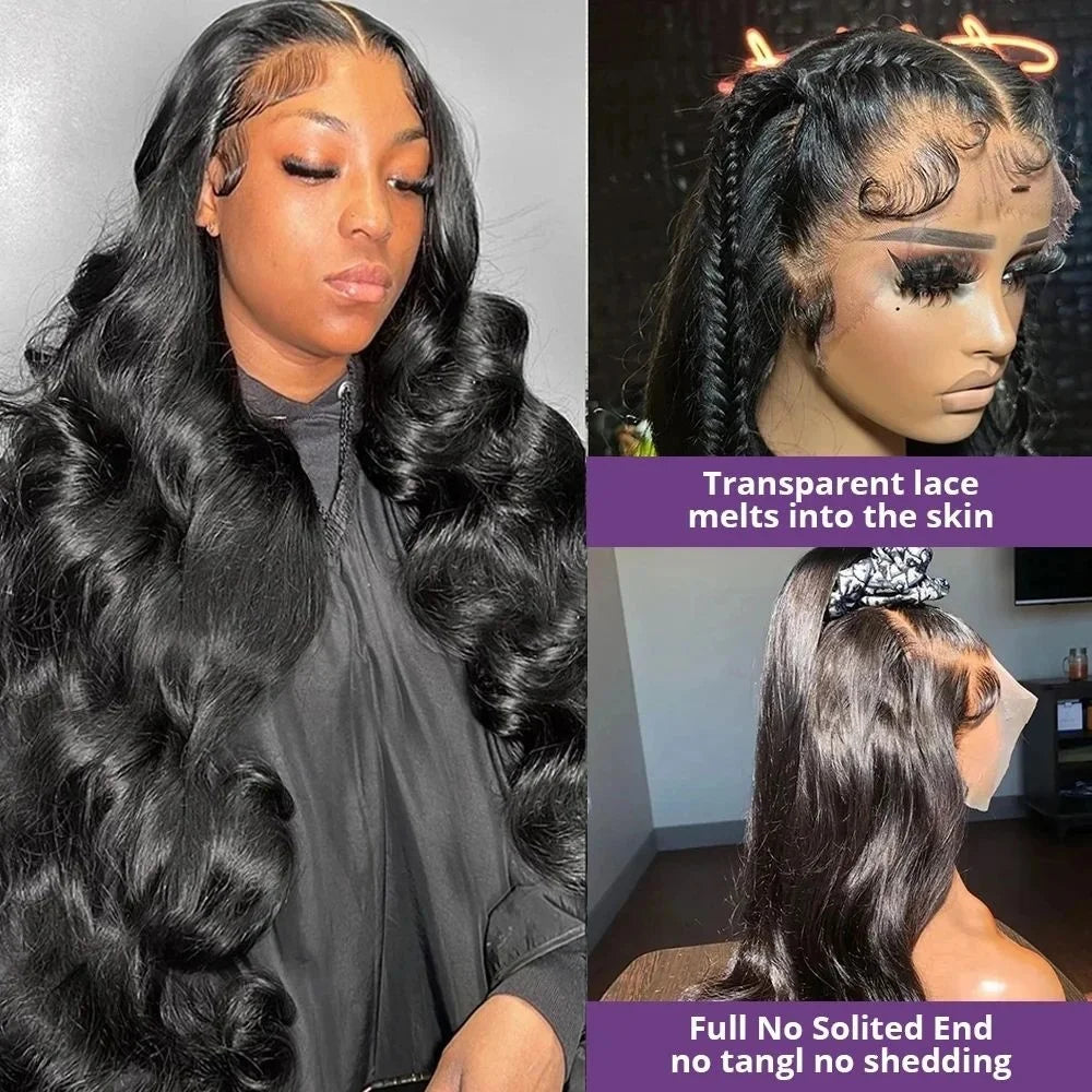 Body Wave Human Hair HD Lace Frontal Wig for Women