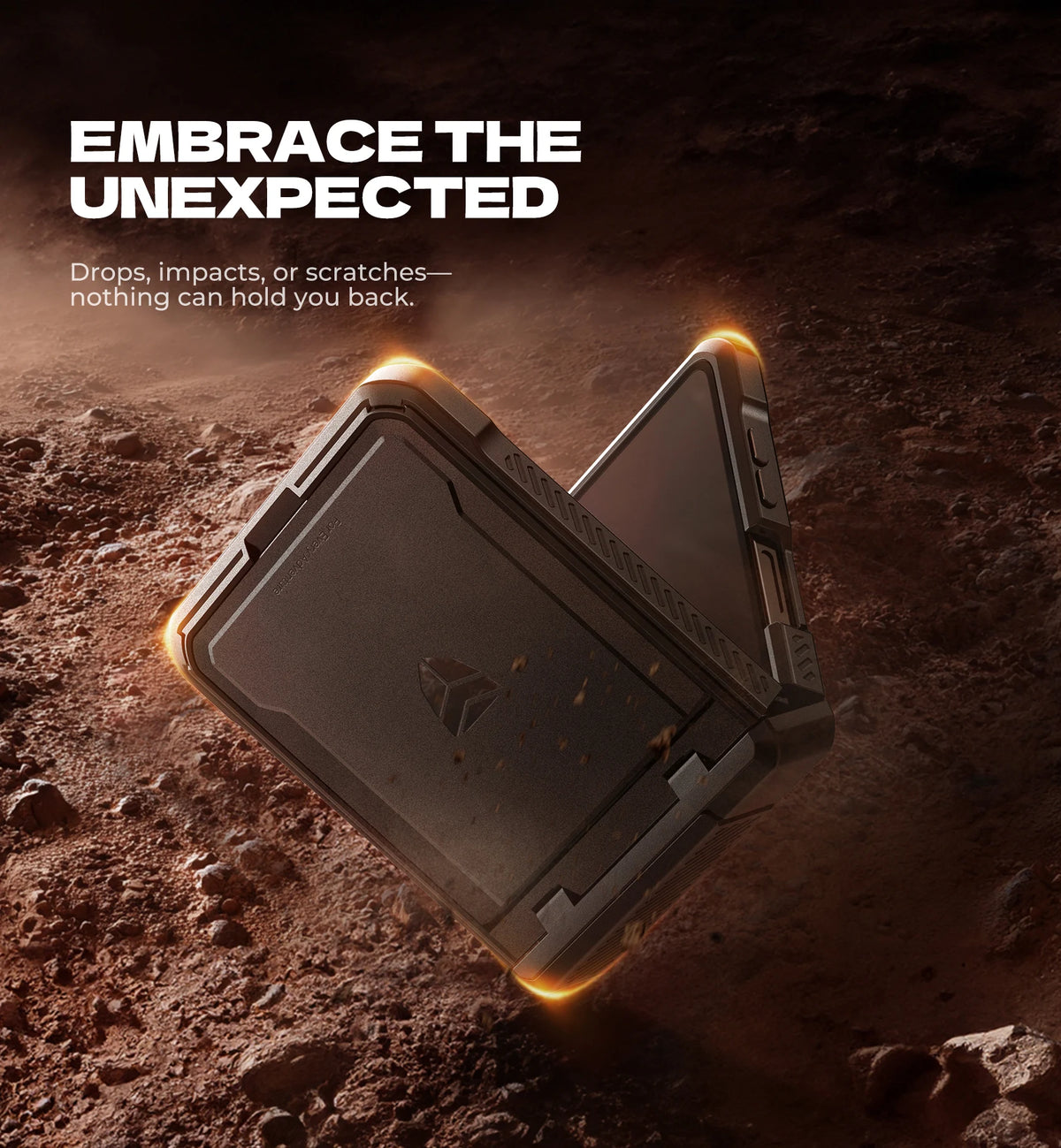 Dexnor Galaxy Z Flip 7 Case Dual Kickstands Hinge Rugged