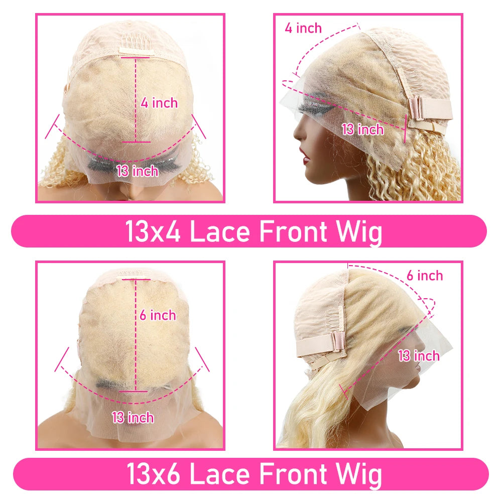 Eddfine Brazilian Remy Hair Lace Front Wig With Swiss Lace