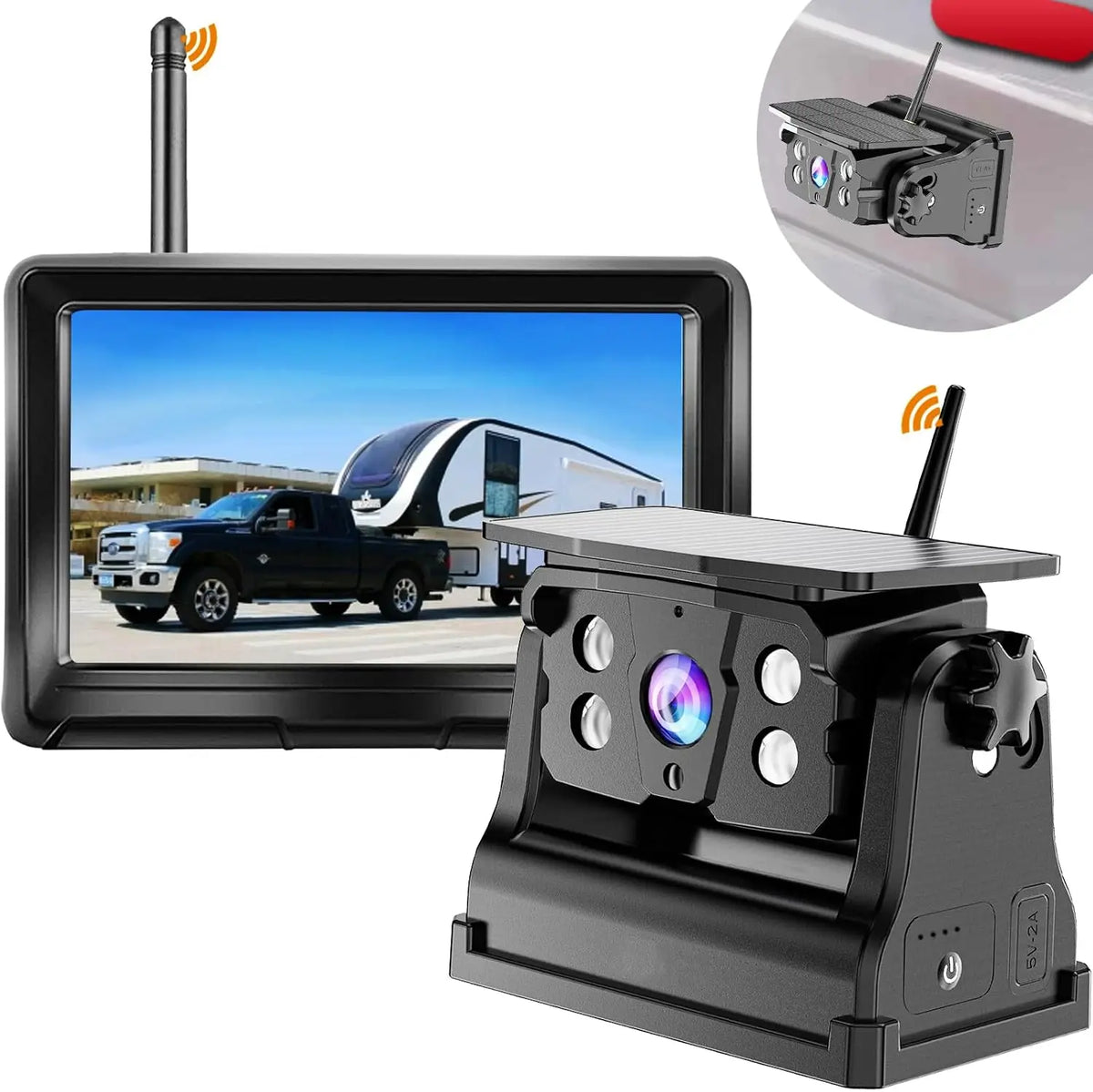 Iposter Wireless Backup Camera With 1080P HD And Magnetic Installation