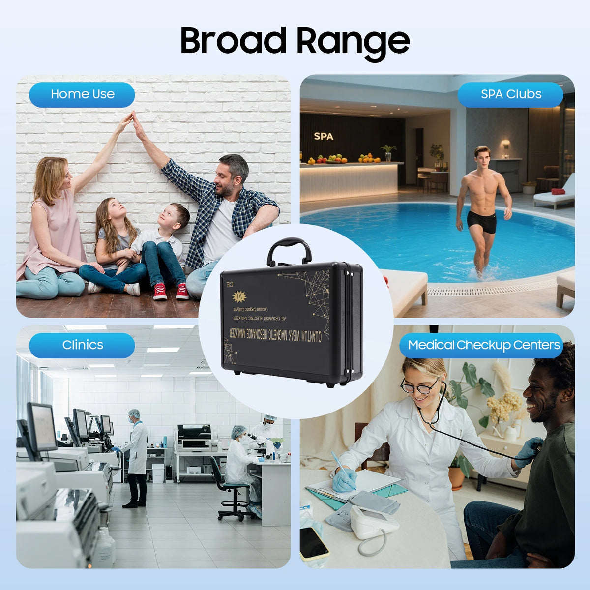 Quantum Analyzer Quantum Resonance Magnetic Scanner Body Health Analysis Assistant for Spa Club Clinic Store